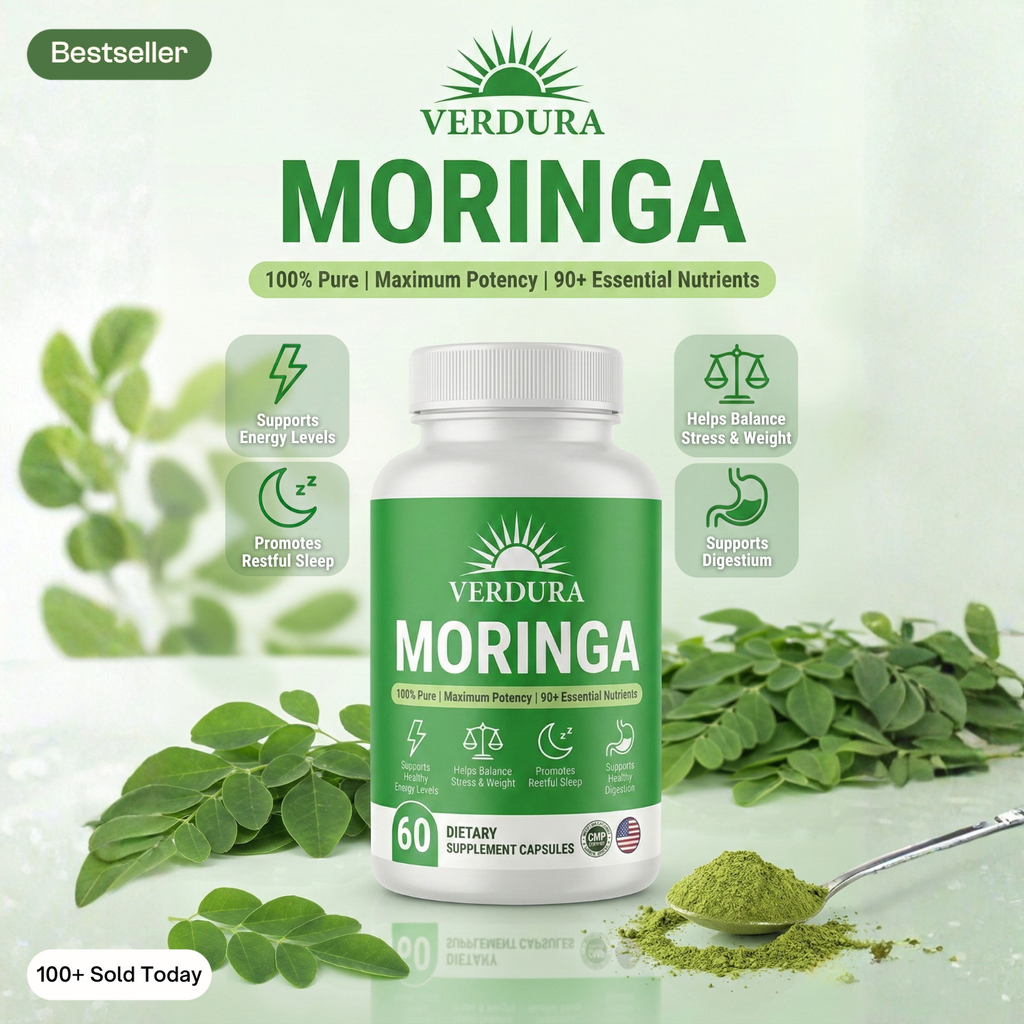Verdura Moringa – Naturally Lowers Cortisol To Help Restore Balance Inside and Out