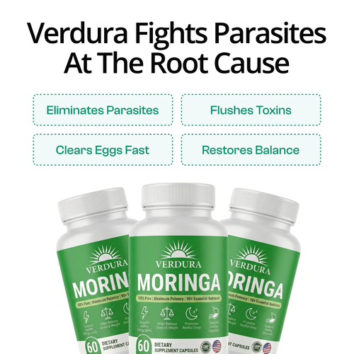 Verdura Moringa | Flush Out Hidden Parasites in Just 14 Days