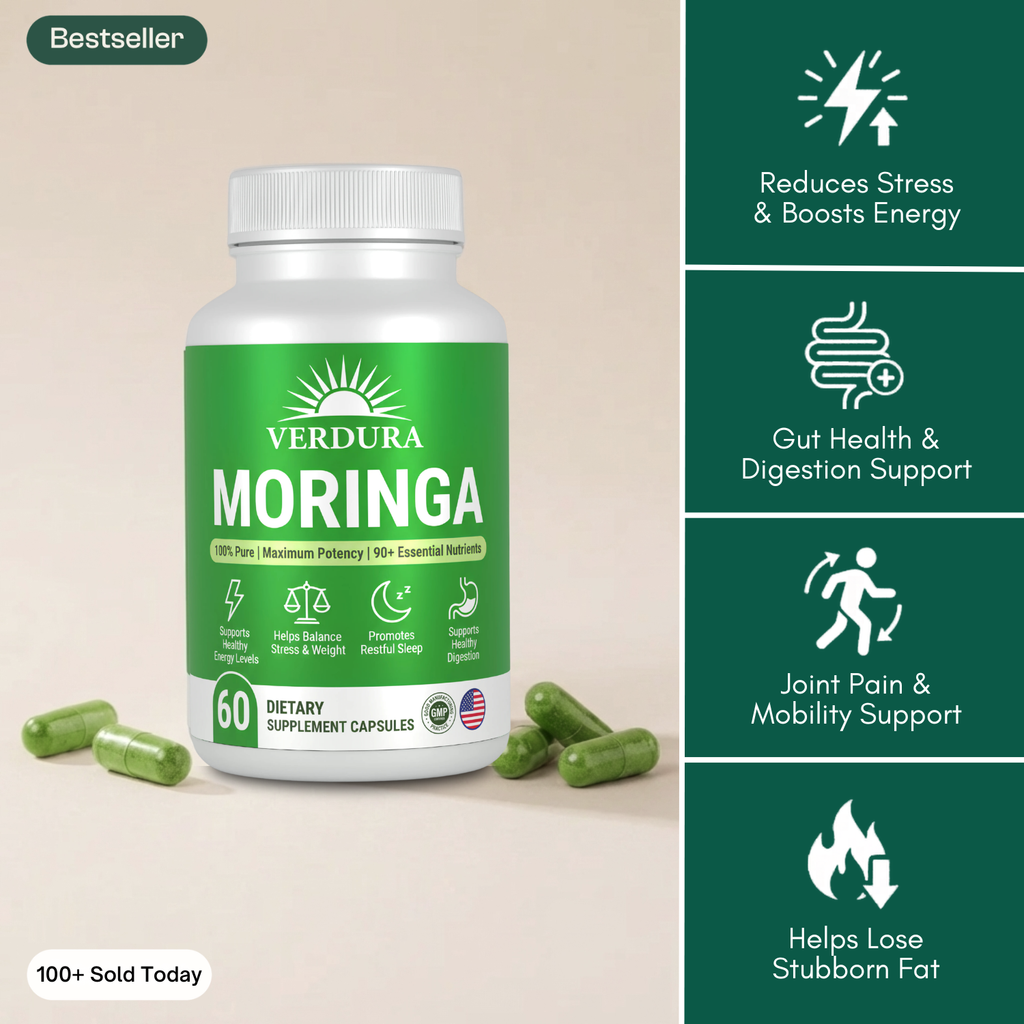 Verdura Moringa | Naturally Lowers Cortisol To Help Restore Balance Inside and Out